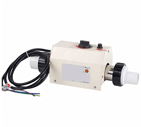 Chauffe-piscine, 3KW Thermostat de chauffe-eau électrique for baignoire sur la piscine SPA Baignoire for le bain à remous