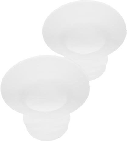 Parliky 2 pièces Insert de Bride de Pompe Silicone Souple pour Tire-lait Manuel Portable Ajustable Lavable et Confortable Accessoires de Remplacement pour Allaitement