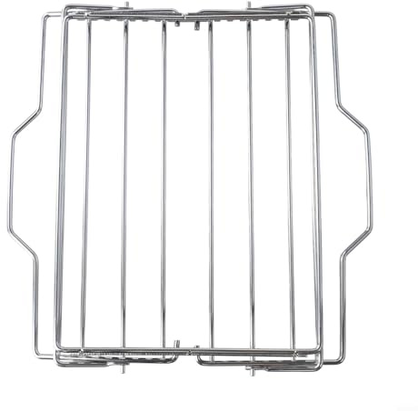 Oniissy Grille à rôtir réglable pour barbecue de camping – Ensemble de rôtissoire à dinde en acier inoxydable, grille pliable avec taille réglable, convient pour les côtes levées de poulet, poisson