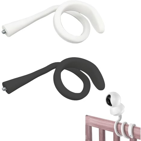 Sylkeov Soporte de Montaje Flexible para Cámara de Bebé Compatible con TP-Link Tapo (C200/C210/C211/C212/C220/C225), Soporte Universal, Sólido y Duradero para Monitoreo de Bebés y Mascotas