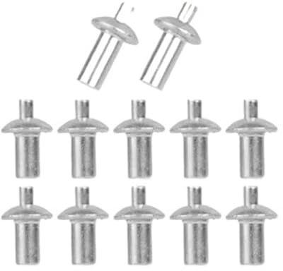 Rivetti a martello Rivetti ad espansione in lega di alluminio, chiodi ad espansione con percussione, rivetti perforanti, viti for barre in acciaio inossidabile, elementi di fissaggio(100PCS,5x9mm)
