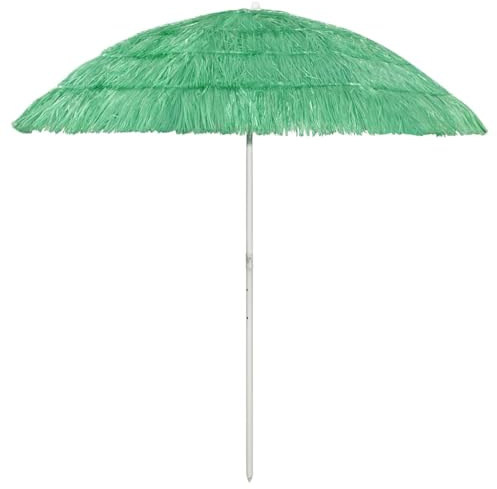 Générique Parasol de Plage Hawaii Vert 240 cm,Maison & Jardin,Pelouses & Jardins,Vie en extérieur,Parasols & voiles d'ombrage,314698