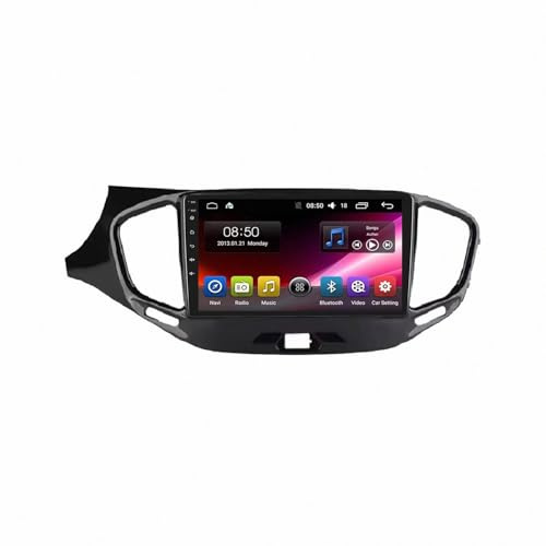 Carplay-Skärm för Lada Vesta 2015-2018 Röststyrning, Gps-Navigering, Med Kamera, Dashcam, Wifi, Bluetooth Bilradio Stereo Gps Navi, 4 Kärna 2G＋32G