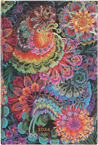 Paperblanks 12-Monatskalender 2024 Mondlicht | Verso | Mini (95 × 140 mm)
