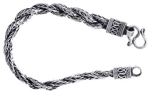 Windalf Vintage Wikinger Armkette Akuna 20.5 cm Armband Armschmuck Handarbeit 925 Sterlingsilber