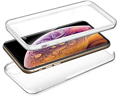 Eximmobile - 360 Rundumschutz Hülle kompatibel mit Apple iPhone 6S / 6 Handytasche Silikonhülle Full Cover Schutzhülle Silikon Full Body Case Komplettschutz Handyhülle Vollständige Abdeckung