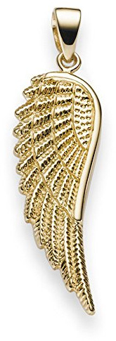 Anhänger Flügel Engelsflügel 34x9mm aus 585 Gold Gelbgold Halsschmuck