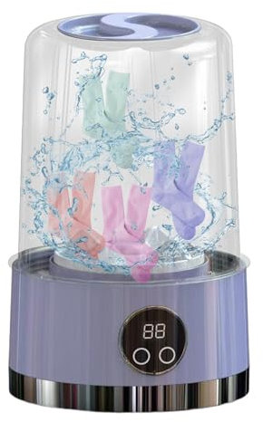 Lavadora de ropa interior – Minilavadora compacta, portátil, inalámbrica y silenciosa | Ideal para viajes, apartamentos, camping, residencia universitaria, exterior, cuidado rápido y eficiente de la