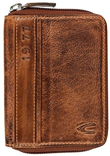 camel active Melbourne High Zip Wallet Brown