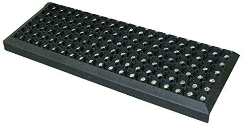rg-vertrieb Gummi Stufenmatten Fußmatte Ringgummimatte 25x75 cm Treppenmatte Matte rutschhemmend (5 Stück)