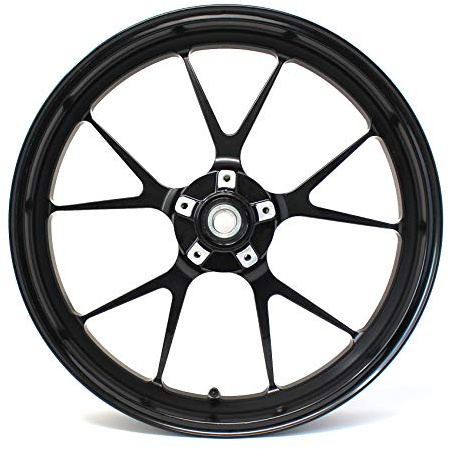 Felgenrandaufkleber Felgenrand Stripes Breite 7mm Chrom Hologramm mit Montagetool 16 17 18 19 Zoll für Auto Motorrad Felgen Aufkleber (Chrom Schwarz)
