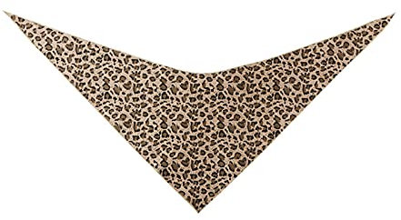 Cat Dog Bandana Lätzchen Schal-Kragen-Hundehalstuch Schal wasserdichtes Speichel-Tuch, Leopard, XS-S
