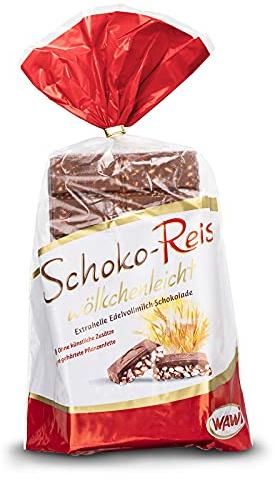 WAWI Schoko Reis Tafel in Extraheller Edelvollmilch Schokolade (1000 g)