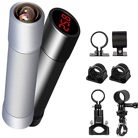 VSYSTO 4K Ultra HD Motorrad Dashcam Helmkamera mit IP67 Wasserdicht + Nachtsicht/WiFi/App – 170° Weitwinkel,Loop-Aufnahme,G-Sensor & Temperaturkontrolle für Ski/Fahrrad/Motorrad Helm & Outdoor-Action
