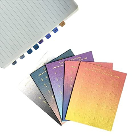 LEEQ monatliche selbstklebende Index-Registerkarten-10 Blatt bunte monatliche Trennblätter, Schule, Studium, Planer, Aufkleber für Büro, Studium, Planer, Organisationen