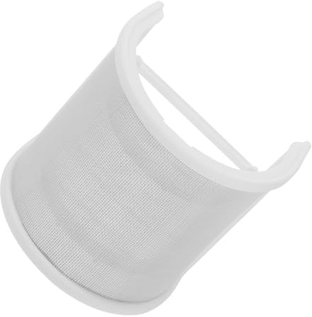 ibasenice Handheld Microphone Pop Filter U Shaped Metal Windscreen Cover for Microphone Protection and Preventing Saliva Spatter Suitable for Occasions
