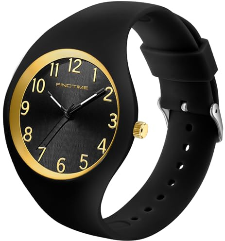 Ladies Watches Waterproof Watches for Women Sports Womens Silicone Watch | Big Face and Soft Strap Nurse Watch with Secondhand