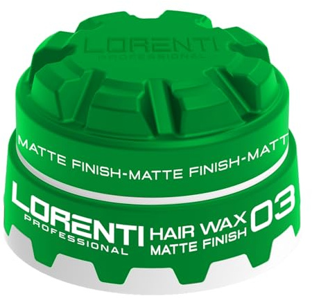 LORENTI TOKYO & SEOUL Haarstylingwachs Matt 03 Grün 150ml | Hair Styling Wax | Matte Finish Haarwachs | Haar-Wax für Haare & Bart | Matte Hair Wax | natürlicher Hair-Look ohne fettigen Glanz