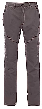 Pantaloni da Lavoro Unisex Estivo in Cotone Marca Payper Art. Worker Summer (Smoke-Grigio, XL)