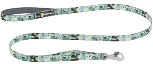 RUFFWEAR Front Range Hundeleine, 1,5 m Lange Hundeleine ohne Ziehen mit gepolstertem Griff, leichte und robuste Hundeleine, geschwungener Salbei