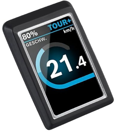 Besudo Schutzhülle kompatibel mit Bosch Kiox 500 Display - Rahmenschutz aus TPE + Displayschutz aus PC - Idealer E-Bike Zubehör für Kiox 500 gegen Wasser, Kratzer-046-T-A