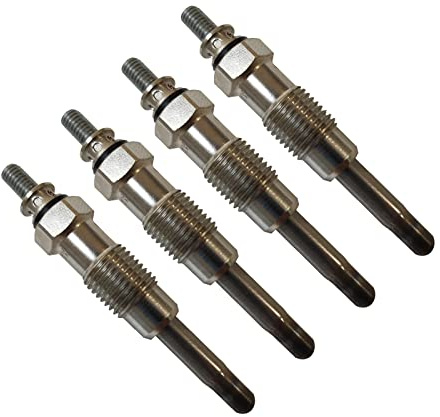 (Lot de 4) Bougie de préchauffage compatible avec Berlingo Jumpy Xantia Xsara 205 306 309 405 406 806 Expert Partner Boxer 1,7 1,9 d 2,1 td XUD Super 5 1,6D Clio R19 1,9d Espace 2,5 TD 190 Sprinter
