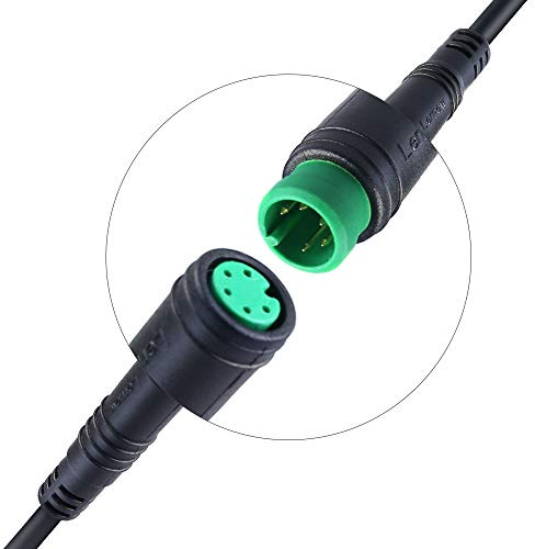 Varstrom 5 PIN Connector Display Extension Cable 56CM Waterproof Female & Male Plug Wire for Ebike Conversion Kit Electric Bike Display