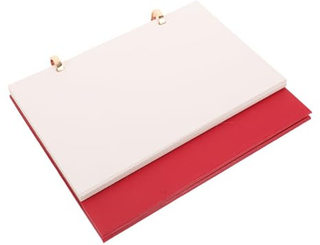 OFFSCH Blank Desk Calendar Leerer Tischkalender Für Kreative Gestaltung Robustem Karton Für Büro Und Schule Personalisierbar Heat-transfer-druck