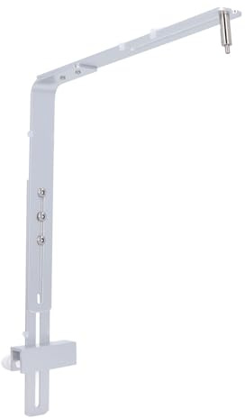 Supporto Regolabile per Lampada LED Acquario, Kit di Montaggio in Argento, Supporto Rialzato per Illuminazione Terrario e Vasca dei Pesci