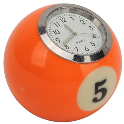 Tischuhr, Wecker 3D -Ballformuhr Harzkugel Form Tischuhr Billard Ball