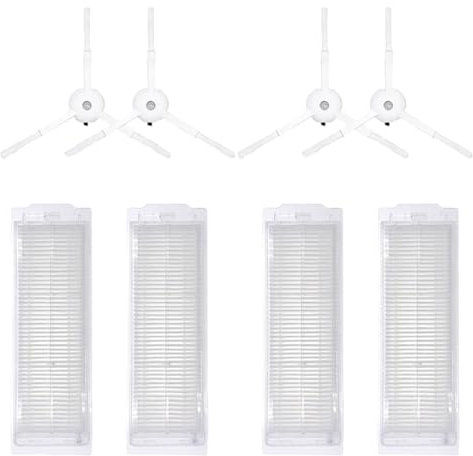 Vacuum attachment Main Side Brush Hepa Filter Mop Rag Compatible With Xiaomi Mi Robot Vacuum Mop 2 Lite/Mi Robot Vacuum Mop 2 Pro/MJSTL / MJST1SHW Parts(SET5)