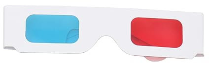 DOITOOL Lot de 10 Lunettes 3D en Papier pour Cinéma Portable et Sécurisées, pour Films et Vidéos en 3D en Salle de Cinéma