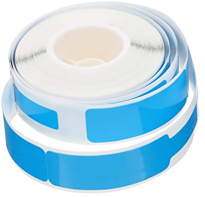 GRIRIW Kabeletiketten Blaues Papier 1 Rolle Wasserfest Reißfest Einfach zu Verwenden für Kabelmarkierung für Kommunikationsräume