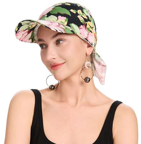 ZLYC Damen Beanie Chemo Headwear Brim Visor Hat