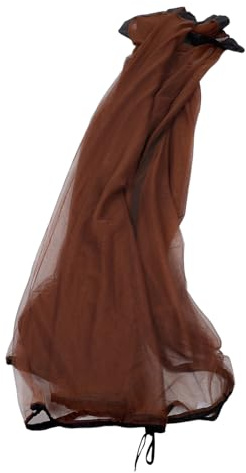 ifundom Zanzariera per Ombrellone da Giardino con Cerniera 300X230 CM Copertura in Rete Parasole per Patio e Terrazza Protezione per Esterni Accesso Facilitato per Feste e Campeggio
