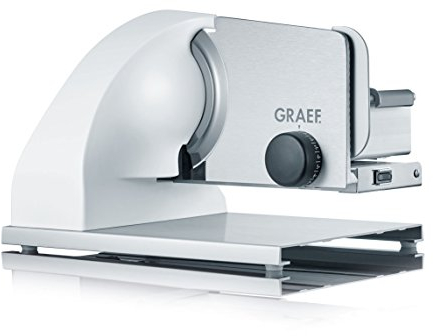 GRAEF. SKS901EU Allesschneider, aluminium eloxiert/weiß