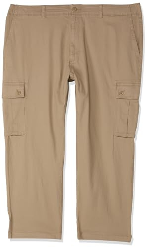 Amazon Essentials Pantalon Cargo de Travail Extensible, Coupe Droite (Disponible en Grande Taille) Homme