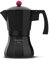 Taurus Black Moments 9 - Cafetera italiana, 9 tazas, base y filtro de acero inoxidable, mango ergonómico, válvula de seguridad, cierre de silicona para mayor seguridad, para todos los fuegos, negro
