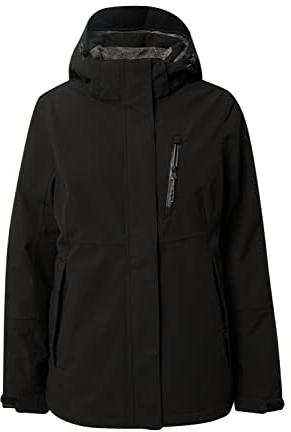 Killtec Kow 140 Wmn Jcke funktionell jacka/vinterjacka med avtagbar huva svart 38