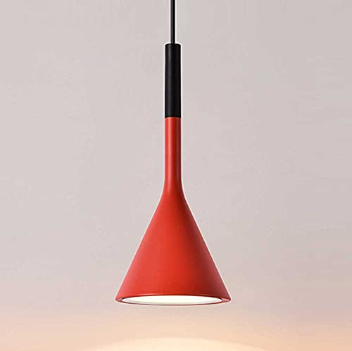 CSSYKV Pendant Lights E27 Base Metal Hanging Lamp Used for Interior Decoration Bar Counter Lighting Pendant 1 Lamp, Adjustable Hanging Wire Used for Dining Tables in Bars and Restaurants; Lighting