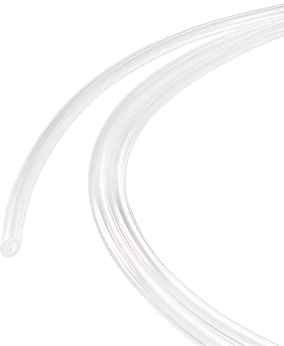 sourcing map PVC Transparent Hose Vinyl Tubing 2mm ID 4mm OD 2m Flexible Lightweight for Water Tube,Air Tube