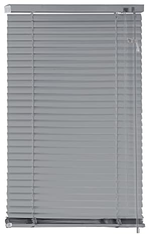 EXKLUSIV HEIMTEXTIL Aluminium Jalousie Lamellen 80 x 220 cm Silber