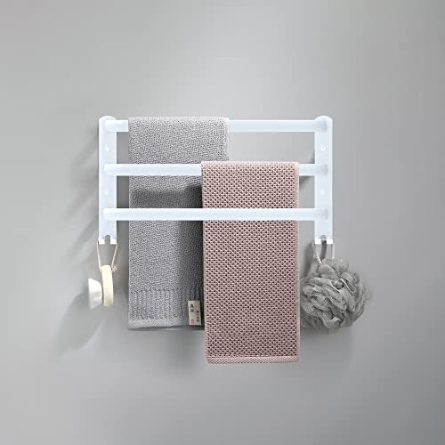 HONPHIER Handtuchhalter Bad 3 Tier Handtuchstange Badezimmer Aluminium Wand-handtuchhalter Handtuchhalter Wandmontage für Badezimmer Küchen Toilette