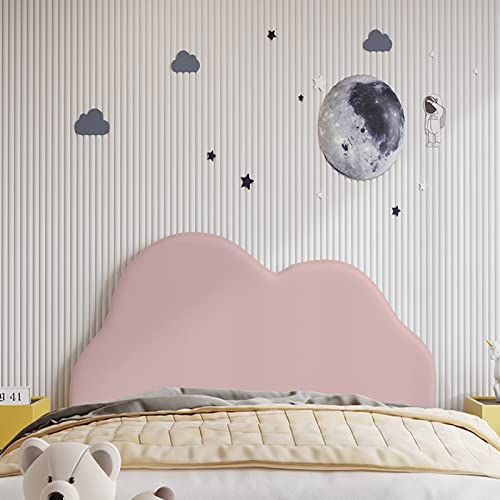 XILYZMO Bett Kopfteil Wandpolster, Abnehmbar Gepolstert Kopfteil, Antikollisionssystem Liegefläche Schutzwand, 3D Leder Tapete Weiches Kissen Für Schlafzimmer (Farbe : Grey, Größe : 120x50cm)
