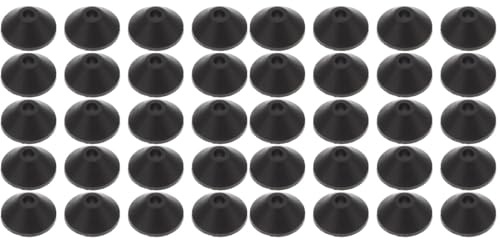 DOITOOL Arandelas Cónicas De Goma Para Tornillo De Cisterna Wc Arandelas De Goma Para Tornillos Del Inodoro Sellado Antifugas Para Tanque De Agua 40 Piezas