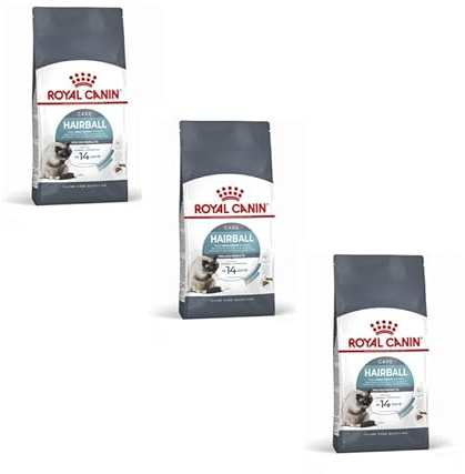 ROYAL CANIN Hairball Care | 3er Pack | 3 x 400 g | Trockenfutter für ausgewachsene Katzen | Empfohlen für Reduzierung von Haarballen | Zur Stimulierung der Darmpassage