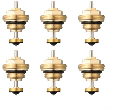 M30 x 1,5 Rücklaufbolzen Ventil Kern Wasserverteiler Teile Wasserdurchflussmesser Zubehör für UFH Stellantrieb Fußbodenheizung Krümmer (6 Stück), J50E8KHX8UJF3E172H97UFX5CO3S7
