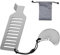 Cerradura Portatil Puerta Viaje, Pestillo De Bolsillo Cerrojo Puerta Sin Agujeros Acero Inoxidable Con Bolsa De Almacenamiento Seguro Puerta Desde El Interior Para Hotel Hogar Apartamento Dormitorio