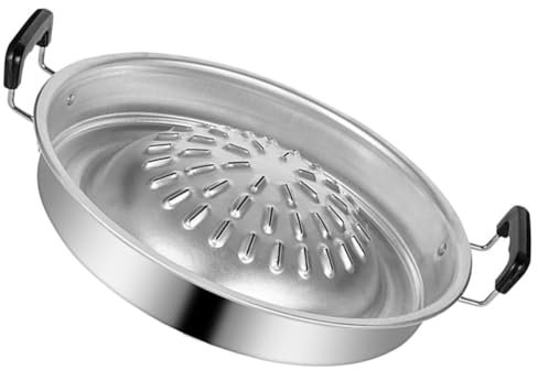 Alipis Poêle à Barbecue Réutilisable en Acier Inoxydable pour Barbecue Fournitures de Camping pour La Maison