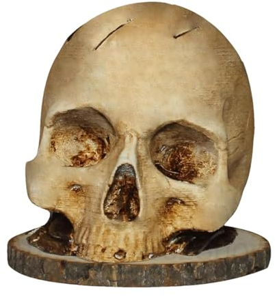 Totenkopf Messerhalter, Horror Totenkopf Messerblock, Horror Schädel Messerblock, Horror Kopf Form Messerständer, Küchen Messer Aufbewahrungsregal Organizer Für Küchenhelfer
